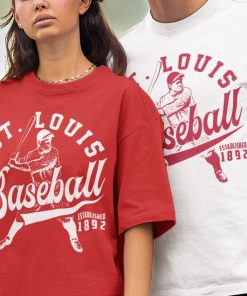 Vintage St Louis Cardinal Crewneck Sweatshirt / T-Shirt, Cardinals EST 1892 Shirt, St Louis Baseball