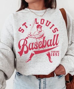 Vintage St Louis Cardinal Crewneck Sweatshirt / T-Shirt, Cardinals EST 1892 Shirt, St Louis Baseball