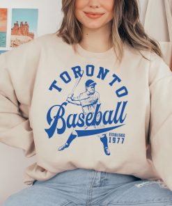 Vintage Toronto Blue Jay Crewneck Sweatshirt / T-Shirt, Blue Jay EST 1977 Shirt, Toronto Baseball Shirt