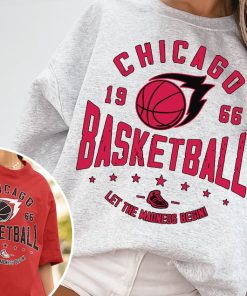 Vintage Chicago Bull Sweatshirt  T-Shirt, Bulls Sweater, Bulls T-Shirt, Chicago 1966, Chicago Basketball Fan Shirt