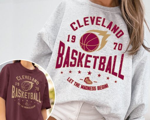 Vintage Cleveland Cavalier Sweatshirt  T-Shirt, Cavaliers Sweater, Cleveland 1970, Cavaliers T-Shirt