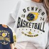 Vintage Denver Nugget Sweatshirt  T-Shirt, Nuggets Sweater, Nuggets T-Shirt, Denver 1974, Basketball Fan Shirt