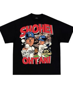 Shohei Ohtani MLB Shirt,Bootleg Shirt, Cartoon Los Angeles Dodgers T-Shirt, Gift For Fans