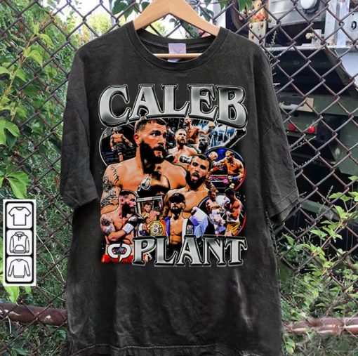 Vintage 90s Graphic Style Caleb Plant T-Shirt - Caleb Plant Sweatshirt - American Professional Boxer Tee For Man and