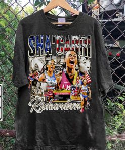 Vintage 90s Graphic Style Sha'Carri Richardson T-Shirt - Sha'Carri Richardson Sweatshirt - American Field Athlete Tee