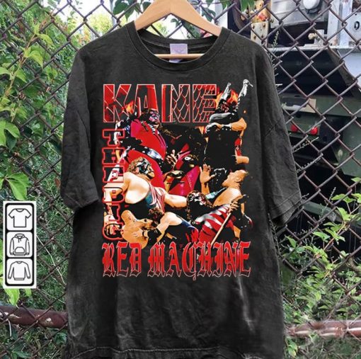 Vintage 90s Graphic Style Kane T-Shirt - Kane Vintage Sweatshirt - Retro American Professional Wrestler Tee For Man and