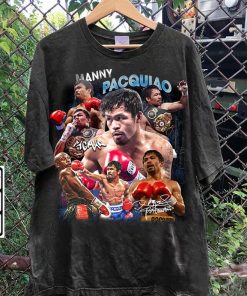 Vintage 90s Graphic Style Manny Pacquiao T-Shirt - Manny Pacquiao Vintage Hoodie - Retro American Boxer Tee For Man and