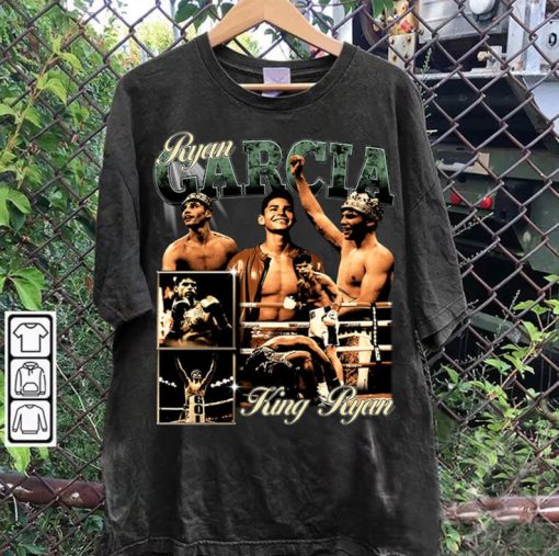 Vintage 90s Graphic Style Ryan Garcia T-Shirt - Ryan Garcia Sweatshirt - American Professional Boxer Tee For Man and