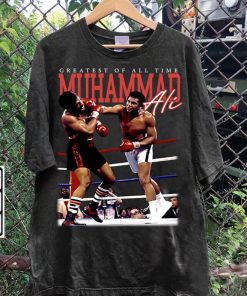 Vintage 90s Graphic Style Muhammad Ali TShirt - Muhammad Ali Sweatshirt - American Professional Boxer Tee For Man and