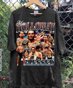 Vintage 90s Graphic Style Max Holloway T-Shirt - Max Holloway Sweatshirt - Retro Mixed Martial Artist Tee For Man and