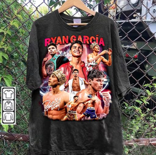 Vintage 90s Graphic Style Ryan Garcia TShirt - Ryan Garcia Sweatshirt - American Professional Boxer Tee For Man and