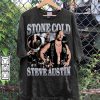 Vintage 90s Graphic Style Steve Austin TShirt - Steve Austin Sweatshirt - American Professional Wrestler Tee For Man and