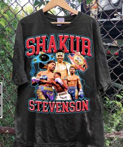 Vintage 90s Graphic Style Shakur Stevenson Shirt - Shakur Stevenson Hoodie - American Professional Boxer Tee For Man and