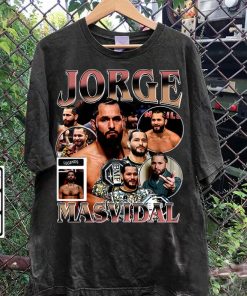 Vintage 90s Graphic Style Jorge Masvidal T-Shirt - Jorge Masvidal Sweatshirt - Retro Mixed Martial Artist Tee For Man