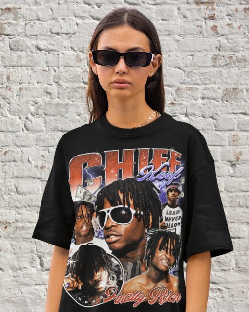 Chief Keef T Shirt, Chicago Hip Hop, Vintage Bootleg Retro Y2k Clothing, Rap Trap Music, Gift for Friends T shirt