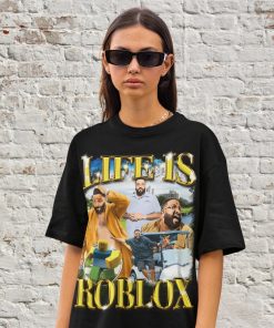 Life Is Roblox T Shirt, Dj Khaled, Parody Tees, Funny Meme, Gift for Friends Tee, Lets go Golfing T- Shirt