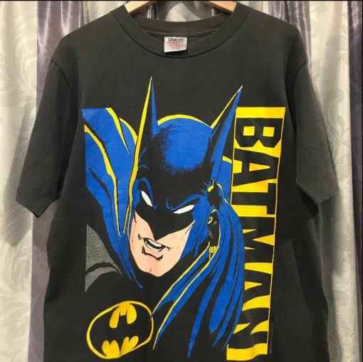 90s Retro Vintage Styled Batman T-shirt, comic book shirt, Shirt for Men, Shirt for Women, Batman Fan Art Shirt