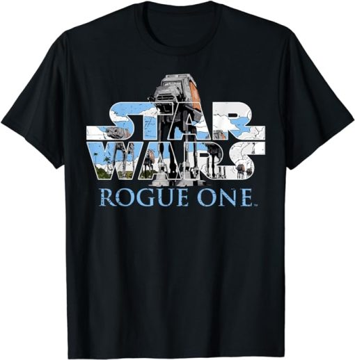 Star Wars Rogue One AT-AT Title Logo T-Shirt