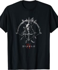 Diablo VI Masked Rogue Icon Bow & Sword T-Shirt