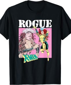 Marvel X-Men Rogue Character Spotlight Vintage Poster T-Shirt