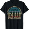 Official Teenager 13th Birthday 13 Year Old Vintage Gifts T-Shirt