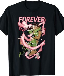 Marvel X-Men Rogue and Gambit Forever Kiss Valentine's Day T-Shirt