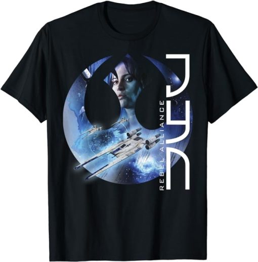 Star Wars Rogue One Jyn Rebel Logo Graphic T-Shirt T-Shirt