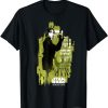 Star Wars Rogue One Jyn Erso Grunge Profile Graphic T-Shirt T-Shirt