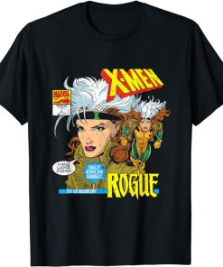 Marvel X-Men Rogue Anna Marie Comic Black T-Shirt T-Shirt