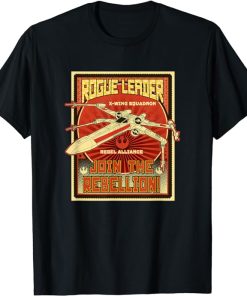 Star Wars X-Wing Fighter Rogue Leader The Rebellion Stamp T-Shirt