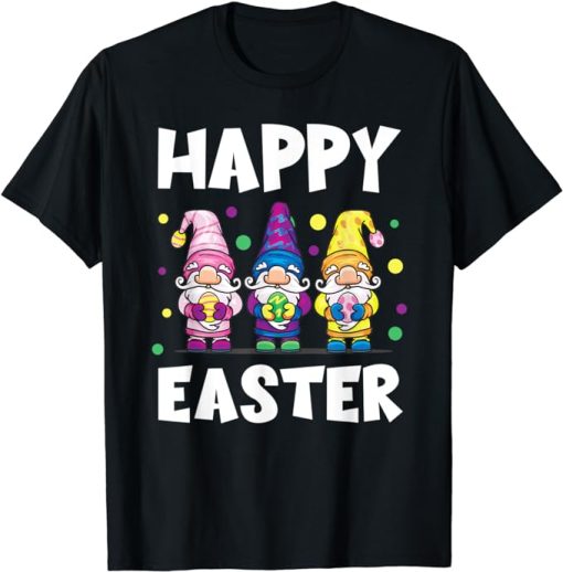 Easter Gnomes Happy Easter Egg Hunt Cute T-Shirt