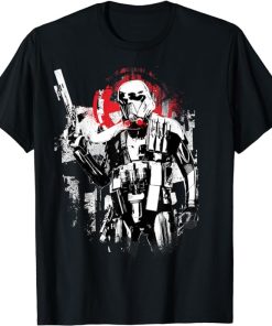 Star Wars Rogue One Death Trooper Grunge Graphic T-Shirt T-Shirt