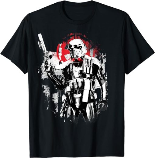 Star Wars Rogue One Death Trooper Grunge Graphic T-Shirt T-Shirt