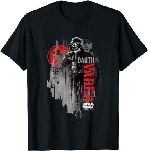 Star Wars Rogue One Darth Vader Empire Logo Portrait T-Shirt