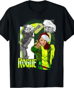 Marvel X-Men Rogue Collage Panel Logo T-Shirt