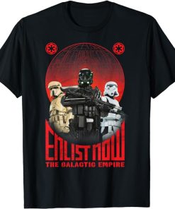 Star Wars Rogue One Imperial Enlist Now Graphic T-Shirt T-Shirt