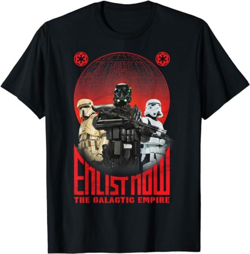 Star Wars Rogue One Imperial Enlist Now Graphic T-Shirt T-Shirt