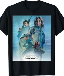 Star Wars Celebration Mural Rogue One Movie Logo T-Shirt T-Shirt