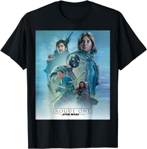 Star Wars Celebration Mural Rogue One Movie Logo T-Shirt T-Shirt