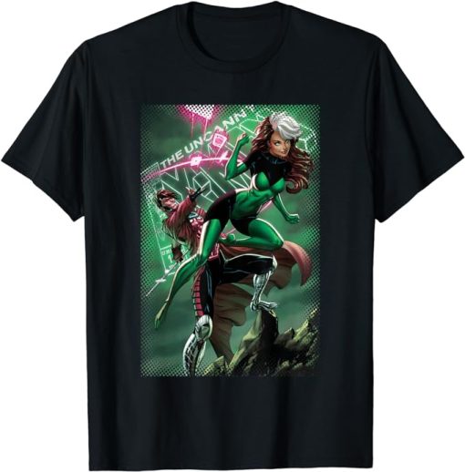 Marvel X-Men The Uncanny X-Men Rogue & Gambit Cover T-Shirt