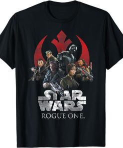 Star Wars Rogue One Rebellion Groupshot Logo T-Shirt T-Shirt