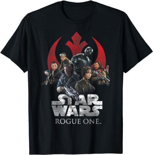 Star Wars Rogue One Rebellion Groupshot Logo T-Shirt T-Shirt