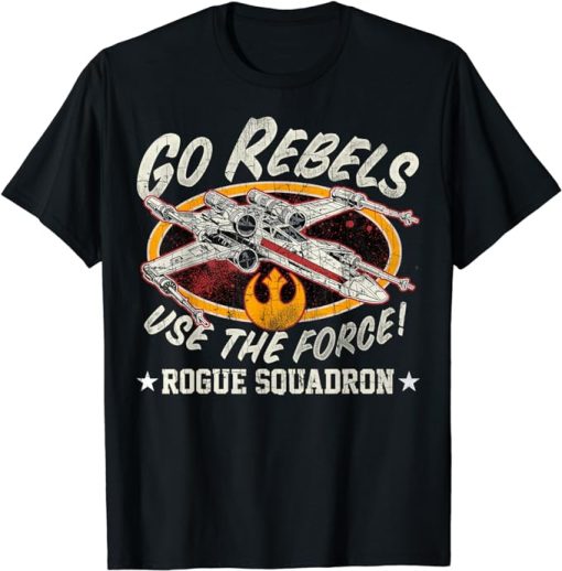 Star Wars Team Rebel Rogue Squadron T-Shirt