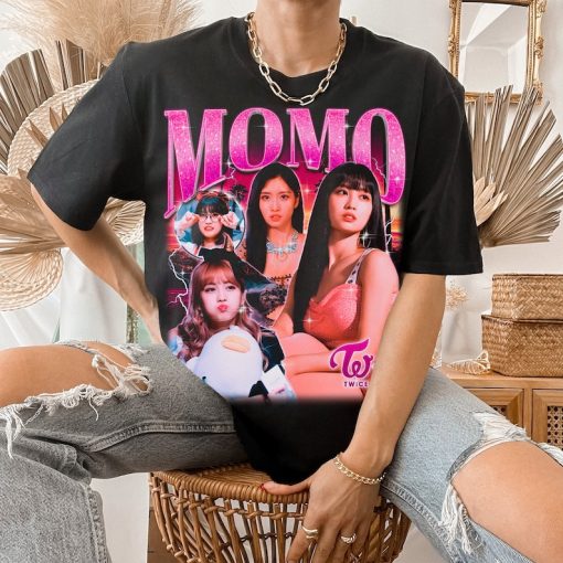 Twice Momo Retro Bootleg T-shirt - Twice Shirt - Kpop Shirt - Kpop Merch - Twice Clothing - Kpop Gift for he and him -