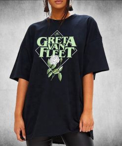 Greta Van Fleet T-shirt retro Best Rock Music shirt, Led Zeppelin