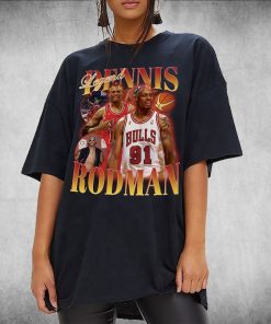 Dennis Rodman T-shirt 90s Inspired Vintage Shirt Vintage Bootleg