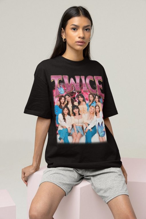 Twice Retro Bootleg T-shirt - Twice Kpop Tee - Kpop Merch - Kpop Gift for her or him - Twice Retro Shirt