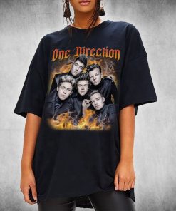 One Direction Retro T-shirt Best Rock Music shirt, Led Zeppelin, Tour