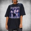 Limited Damon Salvatore Shirt Vintage horror Team Damon T shirt 90s