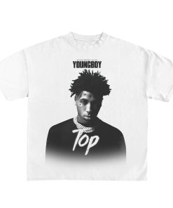 NBA YOUNGBOY T-SHIRT | Rare Album Merch Concert Tour Tee | Rap Hip Hop Never Broke Again Music Young Money |